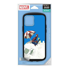 PGA　iPhone　12／12　Pro　6．1インチ対応　ガラスタフケース　スパイダーマン　PG-DGT20G22SPM スパイダーマン