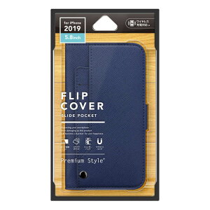 PGA�@iPhone 11 Pro 5.8�C���`�p �X���C�h�|�P�b�g�t���b�v�J�o�[ �l�C�r�[�@PG-19AFP11NV �l�C�r�[