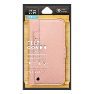 PGA�@iPhone 11 Pro 5.8�C���`�p �X���C�h�|�P�b�g�t���b�v�J�o�[ �s���N�@PG-19AFP12PK �s���N