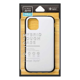 PGA　iPhone　11　Pro　5．8インチ用　ハイブリッドタフケース　ホワイト　PG-19APT02WH ホワイト