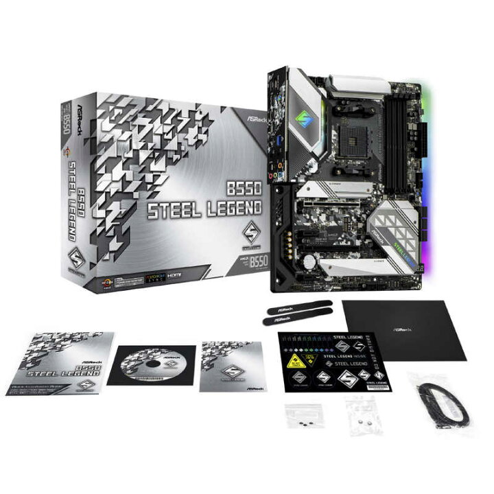 楽天市場】ASROCK マザーボード［ATX /Socket AM4］ B550 Steel Legend 