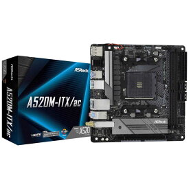 ASROCK　マザーボード ［MiniITX /Socket AM4］　A520M-ITX/ac