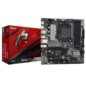 ASROCK@}U[{[hmMicroATX /Socket AM4n@B550M Phantom Gaming 4
