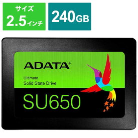 ADATA　内蔵SSD Ultimate SU650 [2.5インチ /240GB]｢バルク品｣　ASU650SS-240GT-R