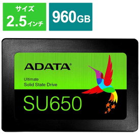 ADATA　内蔵SSD Ultimate SU650 [2.5インチ /960GB]｢バルク品｣　ASU650SS-960GT-R