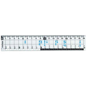 クツワ サイズカッター定規19cm KB015