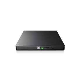 エレコム　ELECOM　DVDドライブ　USB2．0　薄型　Type−Cケーブル付　ブラック　LDR-PMK8U2CLBK [USB-A/USB-C]