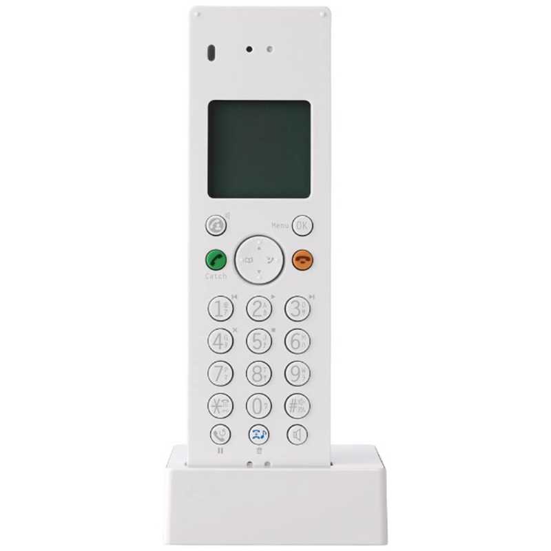買い物 プラマイゼロ 親機コードレスタイプ 子機なし ホワイト XMT‐Z040W デジタルコードレス留守番電話機 入手困難
