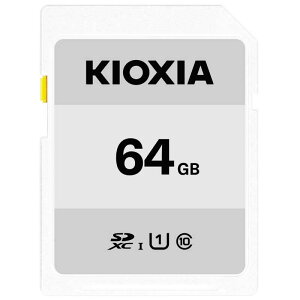 KIOXIA LINVA@SDXC^SDHC@UHS|1@[J[h@64GB@R50@KSDB-A064G