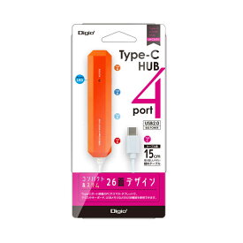 ナカバヤシ　USB2．0　Type−C　4ポートハブ　UH-C2474DD