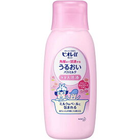 花王　Biore ビオレu すべすべバスミルク 本体 (600mL) ミルクローズの香り