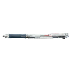 ゼブラ　［油性ボールペン］クリップ−オン　スリム2C　（2色ボールペン）　（ボール径：0．7mm）　B2A5-C 透明