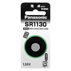 パナソニック　Panasonic　酸化銀電池　ボタンタイプ「SR1130」　SR1130