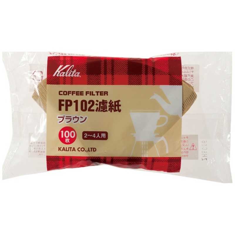 <br>カリタ　コーヒーフィルター　FP102濾紙 (100枚)ブラウン