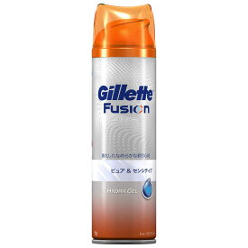 ジレット　Gillette(ジレット)フュージョン シェービングジェル ピュア&センシティブ (195g)〔シェービングジェル・フォーム〕