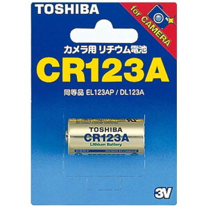 ���Ł@TOSHIBA�@�J�����p���`�E���d�r�@CR123AG