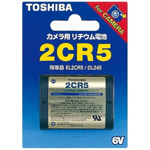 ���Ł@TOSHIBA�@�J�����p���`�E���d�r�@2CR5G