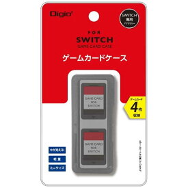 ナカバヤシ　SWITCH用ゲームカードケース4枚入　ブラック　　MCC-SWI03BK[Switch]