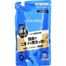 マンダム　LUCIDO(ルシード) 薬用ヘア&スカルプコンディショナー つめかえ用(医薬部外品)(380g)〔コンディショナー〕