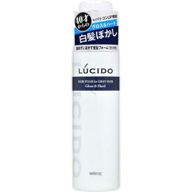 マンダム　「LUCIDO（ルシード）」白髪用整髪フォーム　グロス＆ハード（185g）