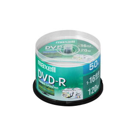 マクセル　録画用 DVD-R 1-16倍速 4.7GB 50枚｢インクジェットプリンタ対応｣　DRD120WPE.50SP