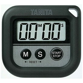 タニタ　丸洗いタイマー100分計　TD-376N-BK