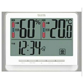 タニタ　デジタル温湿度計　TT‐538‐WH (ホワイト)