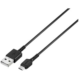 BUFFALO　スマートフォン対応［micro　USB］　USB2．0ケーブル　充電・転送　2．4A　BSMPCMB210BK (1m・ブラック)