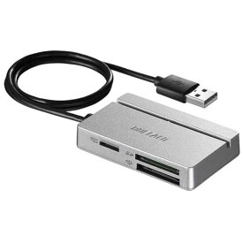 BUFFALO　USB2．0　マルチカードリーダー／ライター　シルバー　　BSCR100U2SV