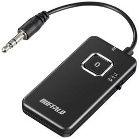 BUFFALO　Bluetoothオーディオトランスミッター＆レシーバー　低遅延対応　BSHSBTR500BK