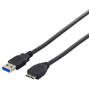 BUFFALO�@USB3�D0�P�[�u���@A�@to�@microB�@1m�@�u���b�N�@BCUAMB310BK