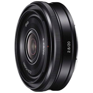 �\�j�[�@SONY�@�J���������Y(�\�j�[E�}�E���g(APS-C�p)) �u���b�N�@E 20mm F2.8 SEL20F28