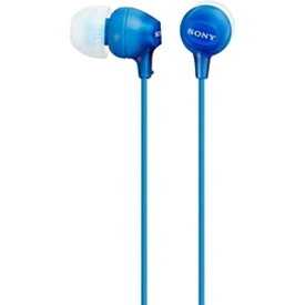 ソニー　SONY　イヤホン カナル型 ブルー [φ3.5mm ミニプラグ]　MDR-EX15LP LI
