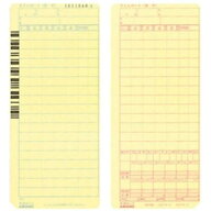 アマノ　時間集計タイムレコーダー専用タイムカード　PJRカード