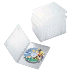 �G���R���@ELECOM�@DVD�g�[���P�[�X(1�����[/10���Z�b�g)�y�N���A�z�@CCD-DVD03CR