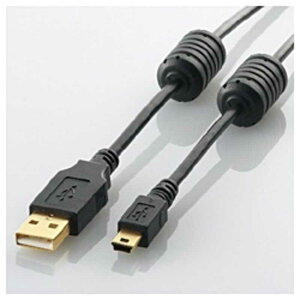 �G���R���@ELECOM�@5�D0m�@USB2�D0�P�[�u���uA�v�́uminiB�v�@�u�t�F���C�g�R�A�t�^�C�v�v�@U2C-MF50BK