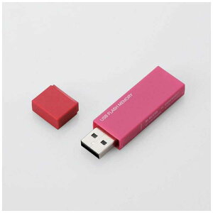 �G���R���@ELECOM�@USB�������[�m32GB�^USB2�D0�^�L���b�v���n�i�s���N�j�@MF-MSU2B32GPN