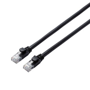 �G���R���@ELECOM�@CAT6A�@LAN�P�[�u���@�X�^���_�[�h�i1m�E�u���b�N�j�@�@LD-GPA/BK1