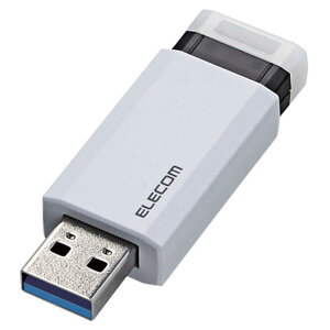 �G���R���@ELECOM�@USB�������[ 32GB USB3.1 �m�b�N�� �@MF-PKU3032GWH �z���C�g