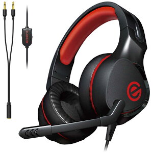 �G���R���@ELECOM�@�Q�[�~���O�w�b�h�Z�b�g ��3.5mm�~�j�v���O/�w�b�h�o���h�^�C�v�@HS-G01BK