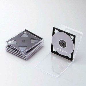 Blu-ray/DVD/CDケース 標準/PS/2枚収納 CCD-JSCNW5