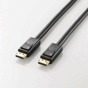 GR@ELECOM@u4KΉvDisplayPortP[ui3D0mj@CAC-DP1230BK