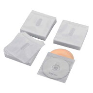エレコム　ELECOM　240枚収納　Blu−ray・CD・DVD対応不織布ケース　タイトルカード（ホワイト）　CCD-NI…