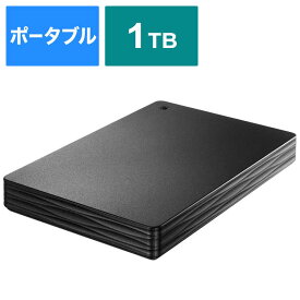 IOデータ　外付けHDD　ブラック　［ポータブル型　／1TB］　HDPH-UT1KR