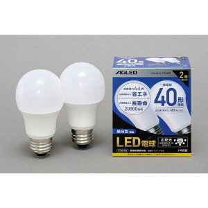 AGLED�@LED�d���i��ʓd���`�m�L�z���n�E�S����485lm�^2���j�@�mE26�^�����F�n�@LDA4N-G-4T6-E2P