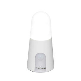 アイリスオーヤマ　IRIS OHYAMA　乾電池式LEDセンサーライト　スタンドタイプ　昼白色　BSL40SN-WV2 ホワイト