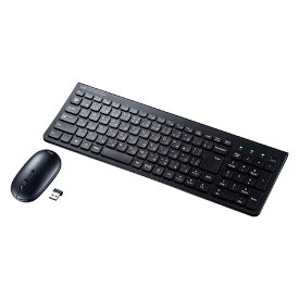 サンワサプライ　マウス付きワイヤレスキーボード　SKB-WL31SETBK