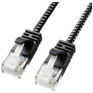 �T�����T�v���C�@LAN�P�[�u���@�m�J�e�S���[6A�@�^10m�@�^�X�^���_�[�h�n�@�ߐ܂�h�~�@�׌a���b�V���@KB-T6AME-10BKW �u���b�N&�z���C�g