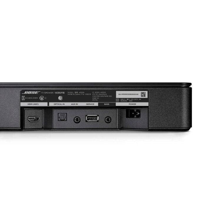 楽天市場】BOSE サウンドバー ボーズブラック Bose TV Speaker 
