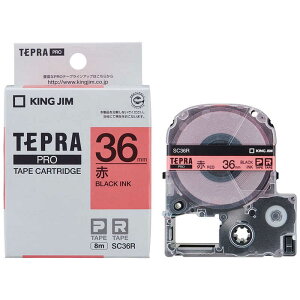 �L���O�W���@�e�v���@�J���[���x���e�[�v�i�ԃe�[�v�^�������^36mm���j�@SC36R